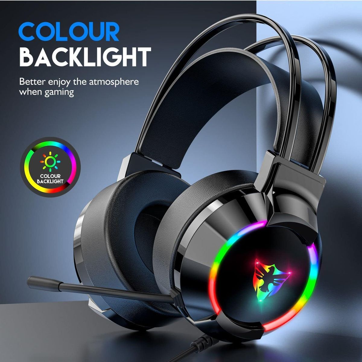 G606 Wired USB RGB Gaming headset - Image 4
