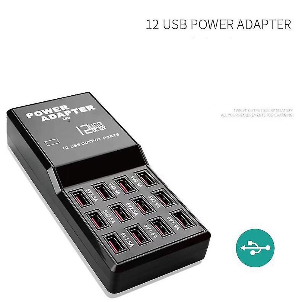 60W 12 Port USB Charging Station - Image 3