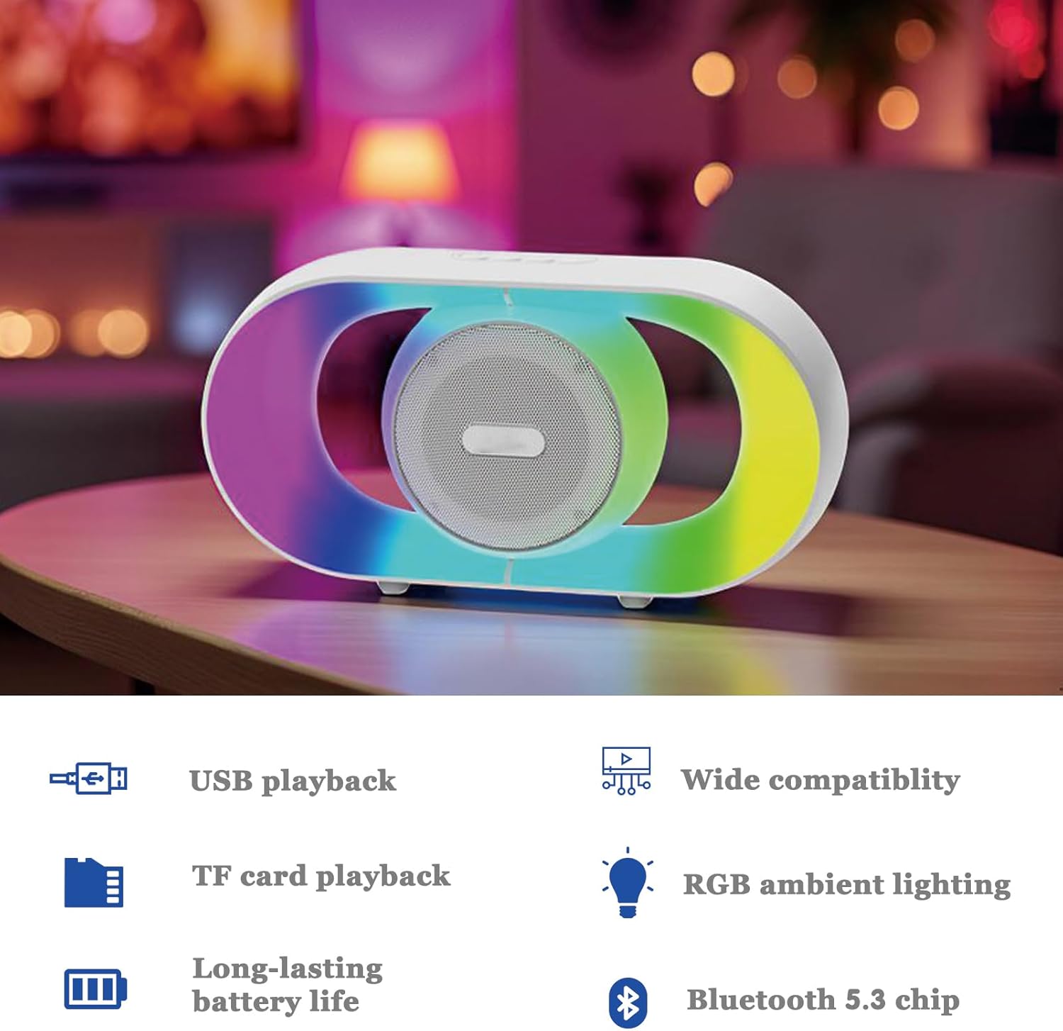 Desktop RGB Portable Speaker - Image 5