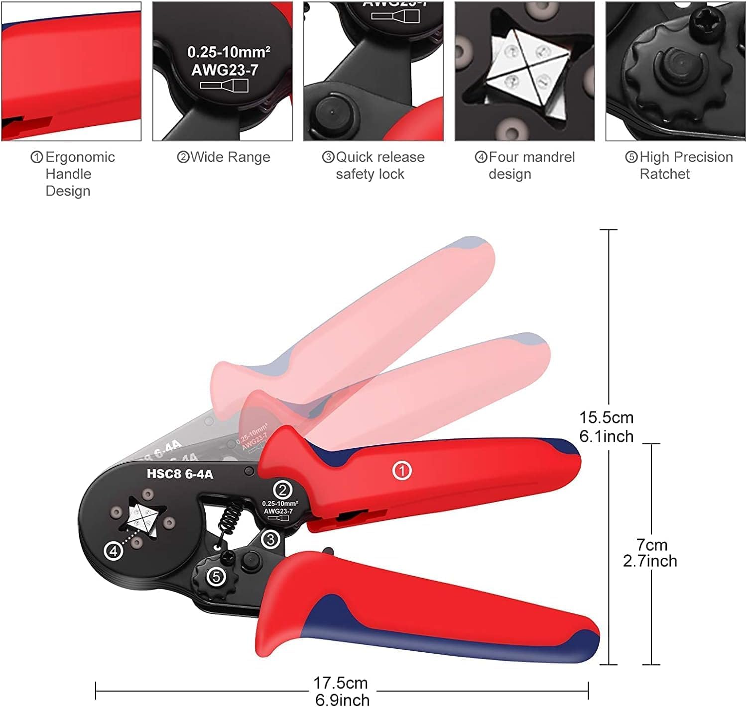 1200Pcs Hand Crimping Tool Set - Image 4