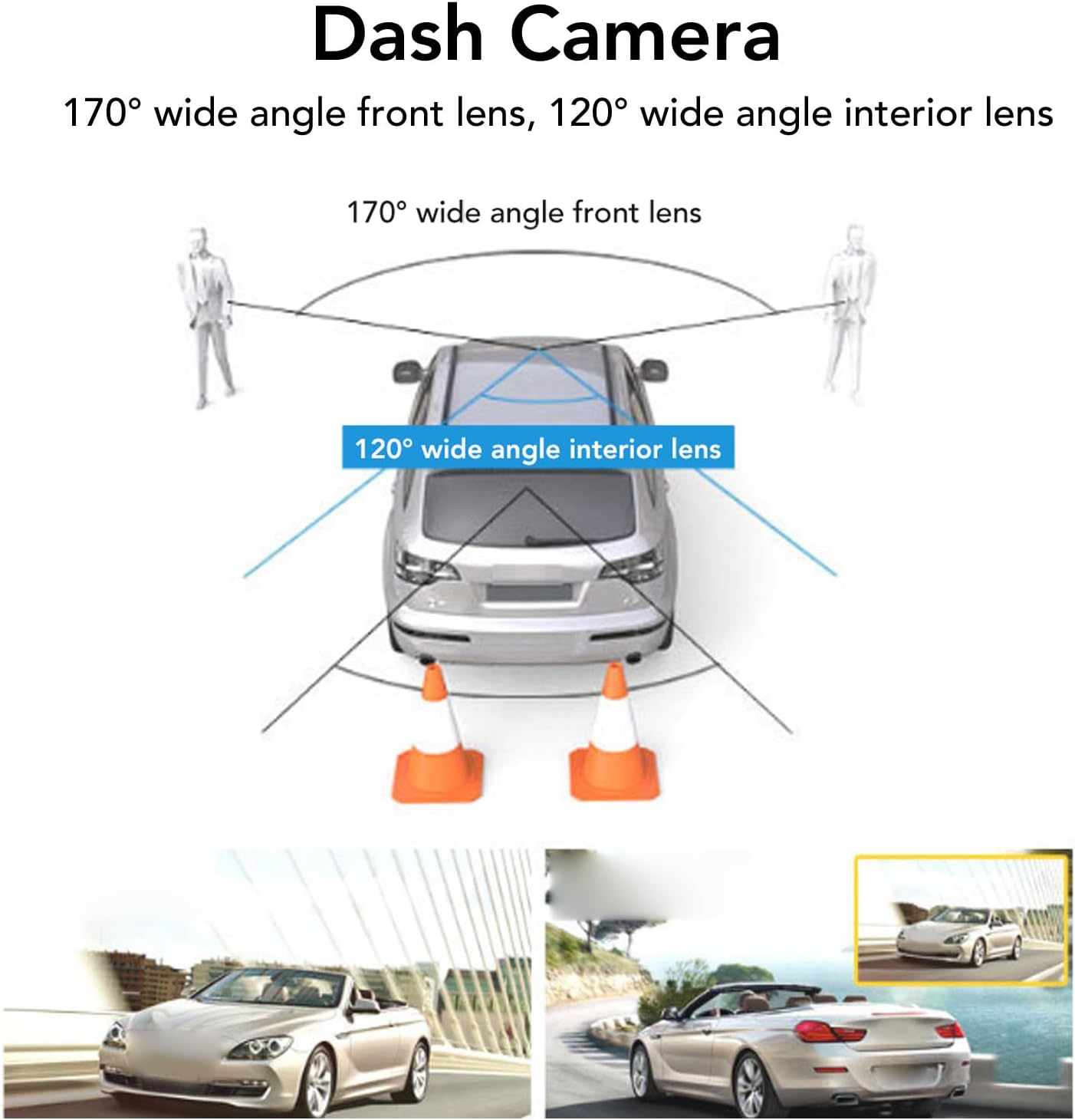3 Way Black Box Dash Camera - Image 5