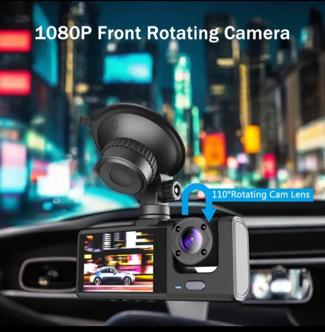 3 Way Black Box Dash Camera - Image 9