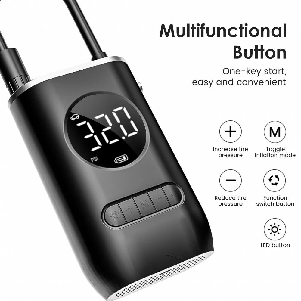 Portable Mini Tire Pressure Pump - Image 7