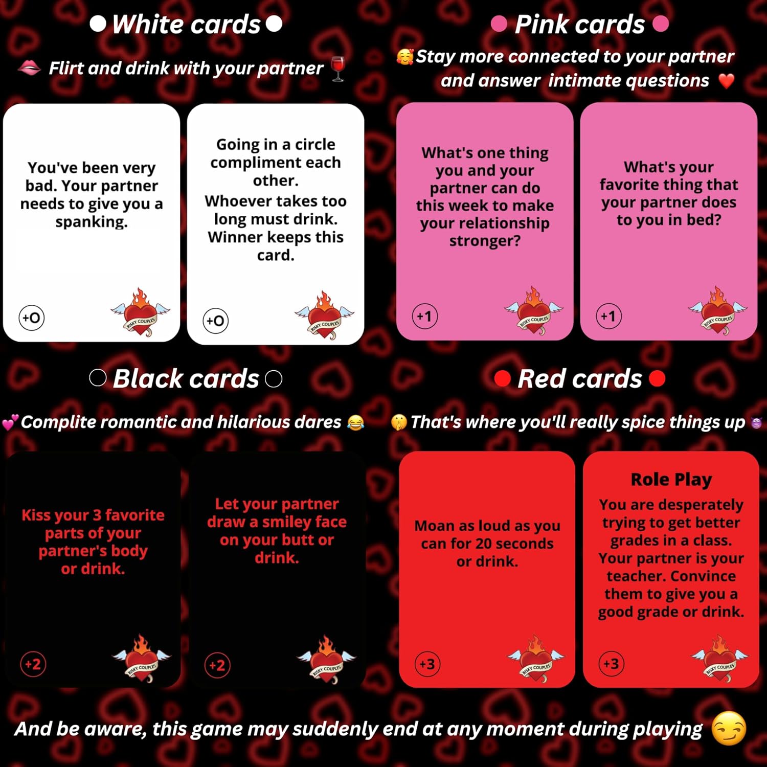 Risky Couples Card Game - Image 4
