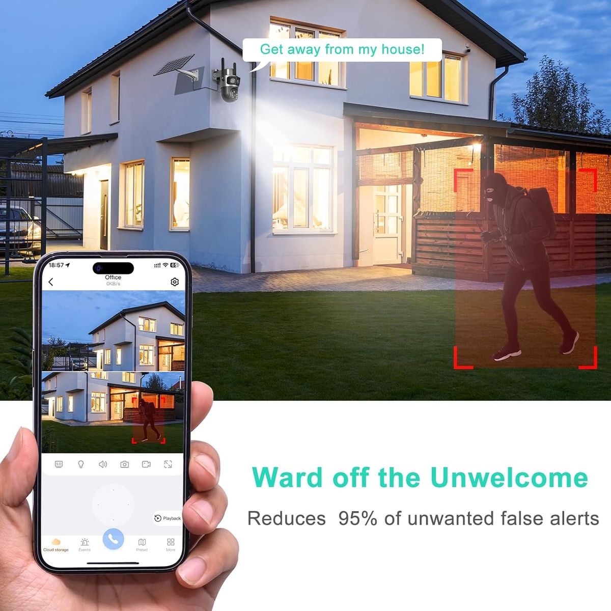 Dual Lens Solar Wifi Camera - Image 9