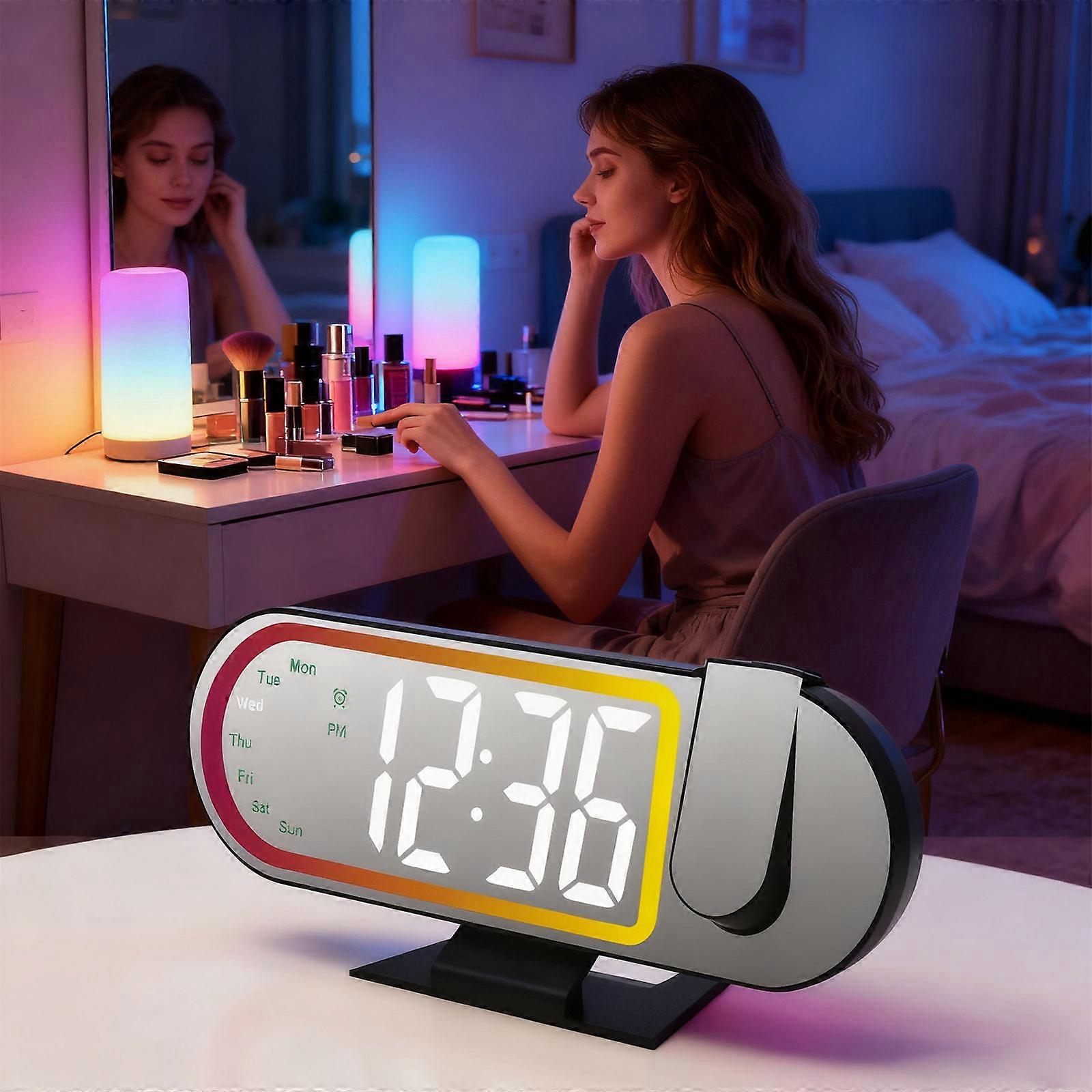 RGB Led Mini Desktop Digital Clock - Image 5