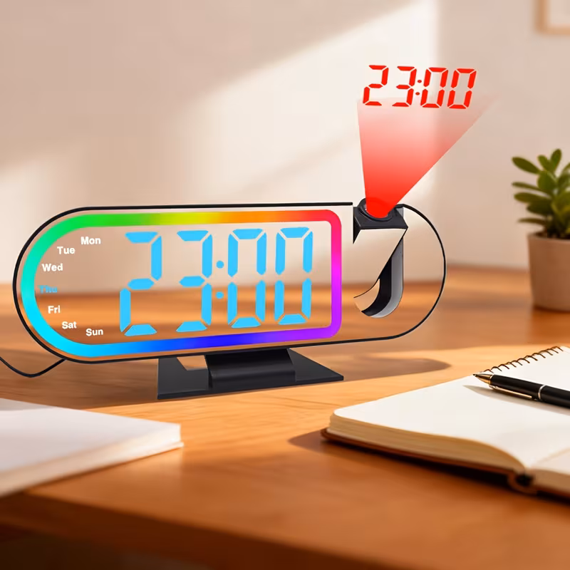 RGB Led Mini Desktop Digital Clock - Image 6