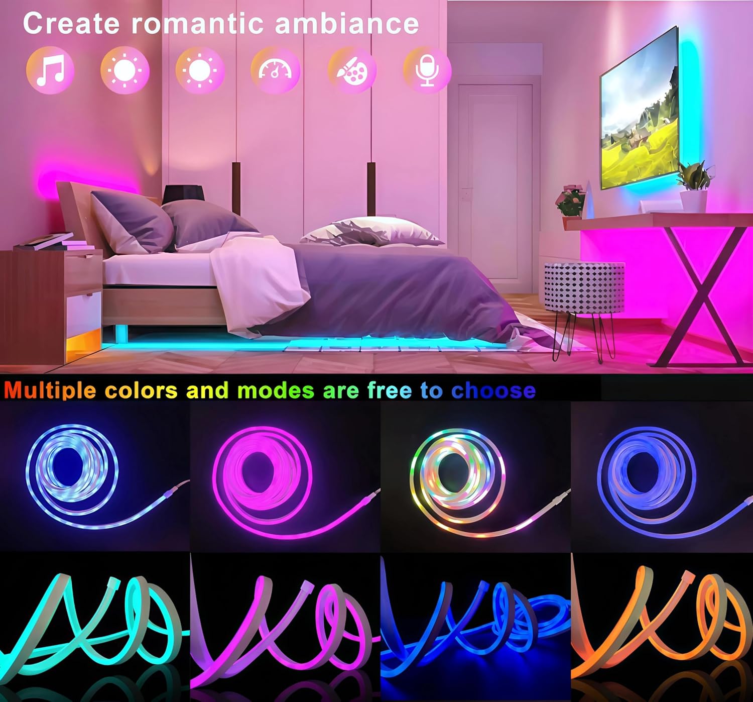 10M LED Neon RGB Strip Light - Image 4