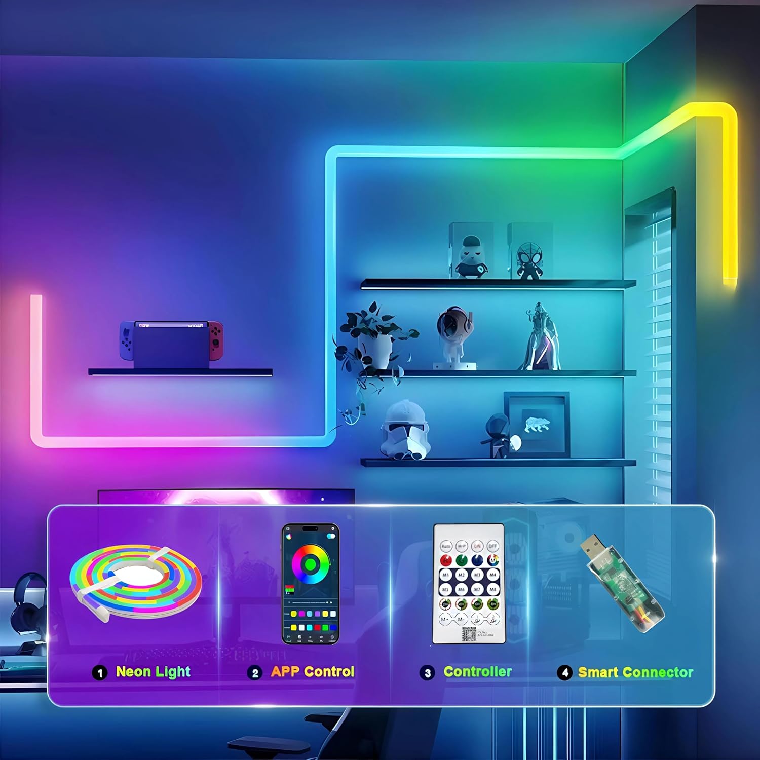 10M LED Neon RGB Strip Light - Image 9