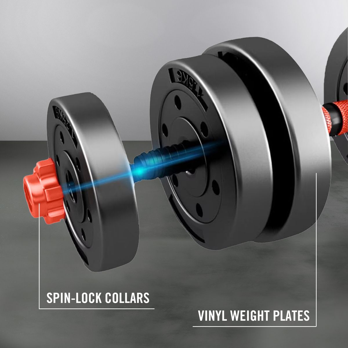 40Kg Dumbbell/Barbell set - Image 6