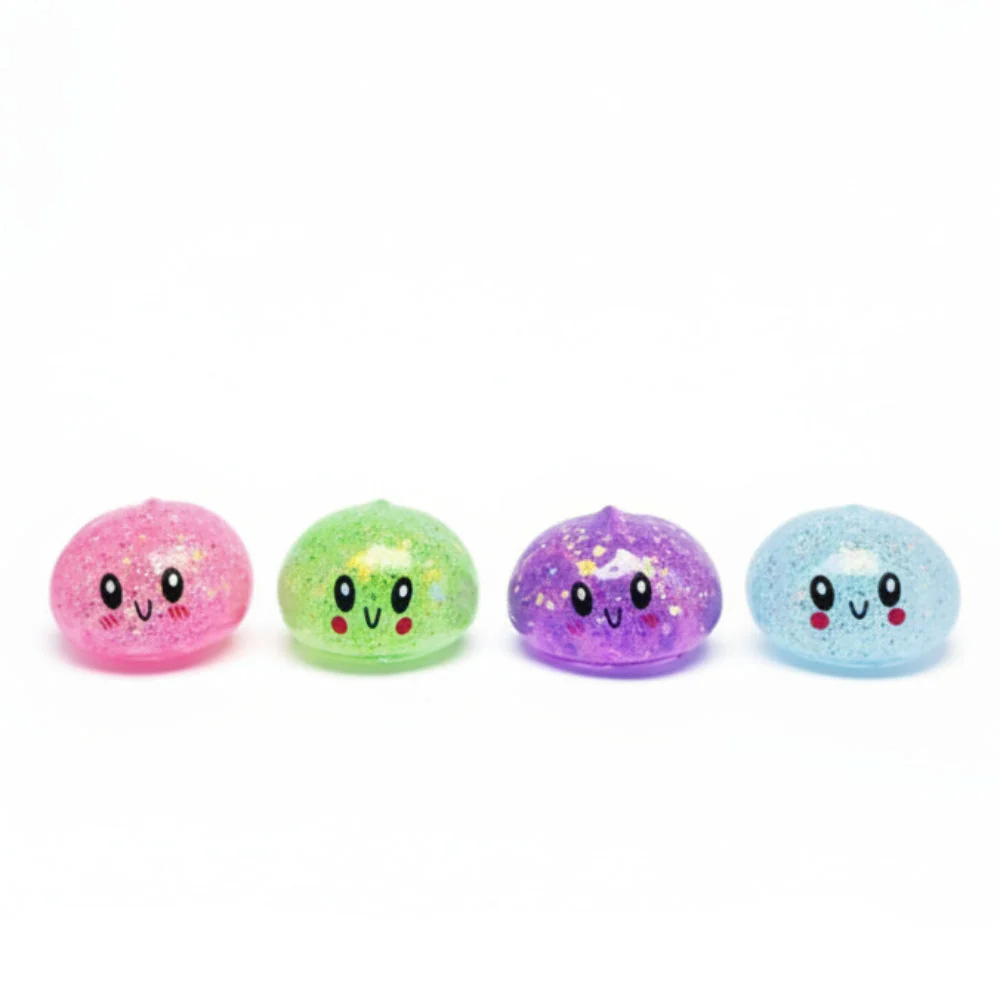 Mini Glitter Orbee Dumpling Squishy Toy - Image 4
