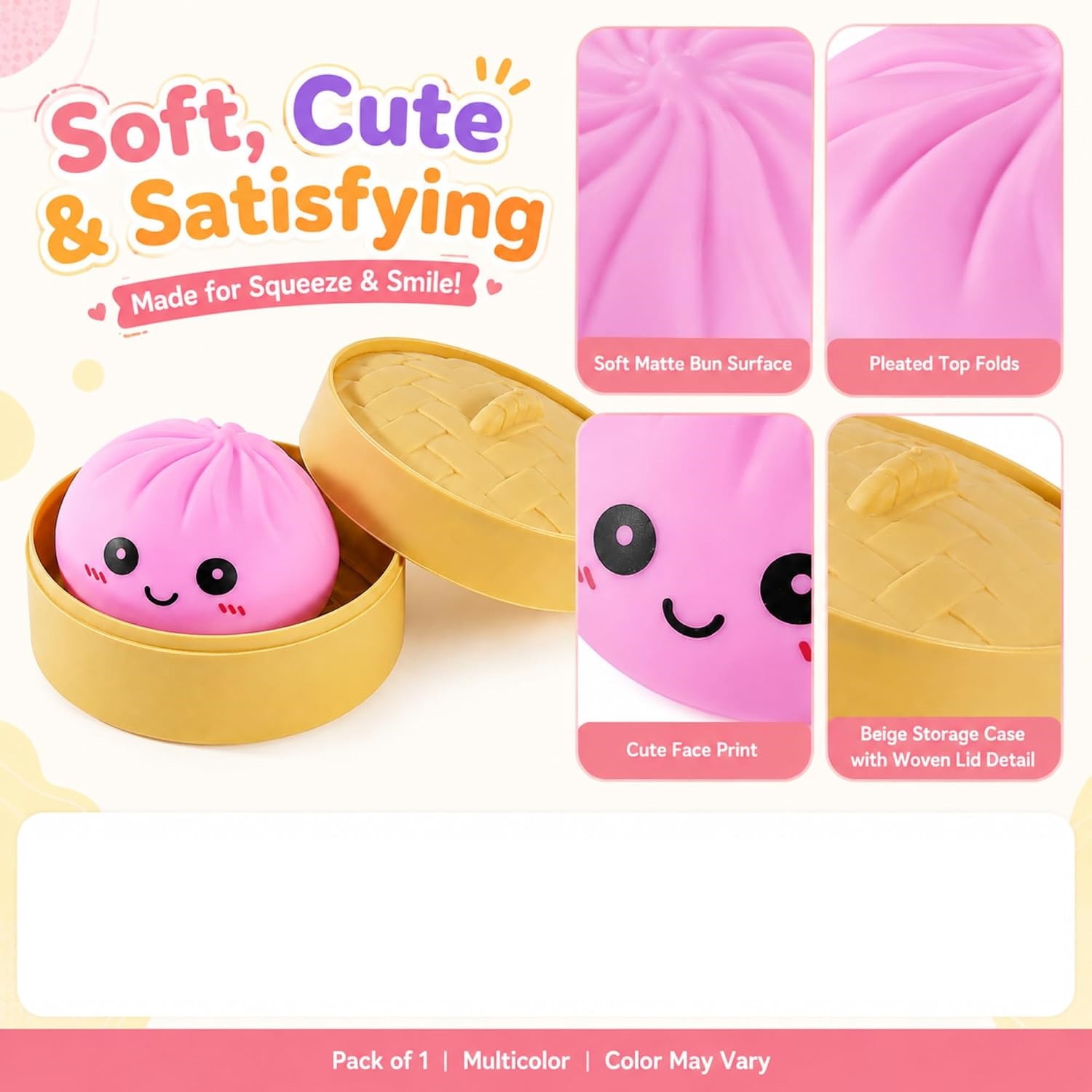Bright Big Flour Dumpling Squishy toy - Image 5